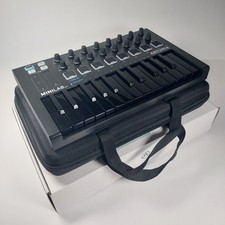 Arturia MiniLab Mk II Deep Black Edition - 25-Key MIDI Keyboard + Case & Cable