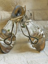 Silver Diamanté Strappy