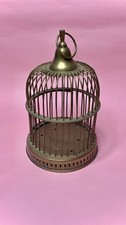 Antique Small Brass Bird Cage