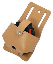 Leather tape measure holder - measure,