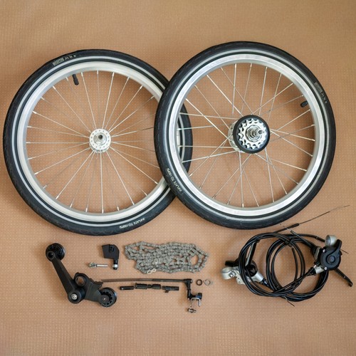 Brompton folding bike - brompton,