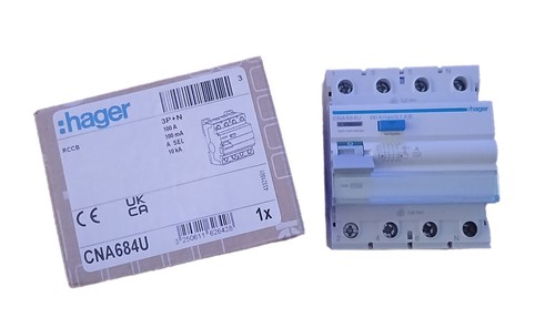 Hager cna684u time delayed rcd - cna684u,