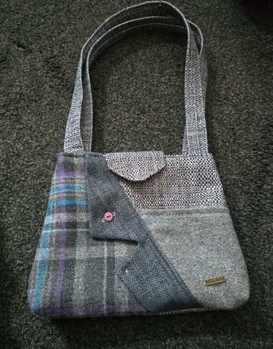 Tweed suit handbag unique