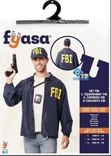 MENS FBI AGENT COSTUME SET