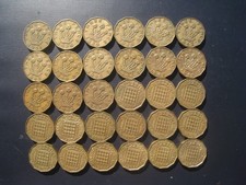 Complete Brass Threepence Set