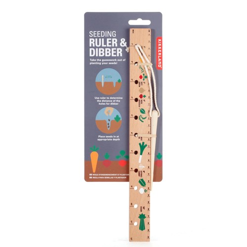 Seeding dibber ruler - seeding,