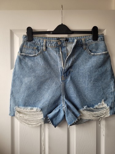 Ladies jean shorts - jean, size