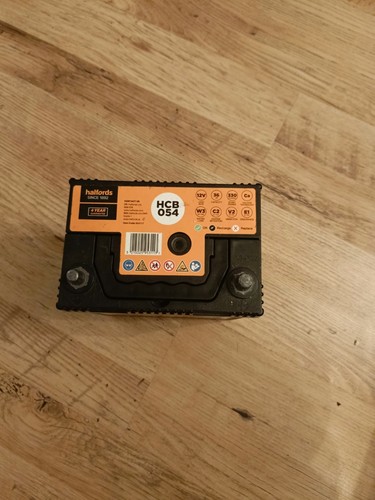 Halfords car battery - halfords, used