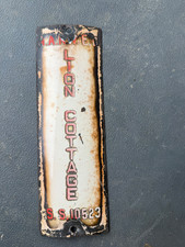 WHITE MANWEB VINTAGE ENAMEL