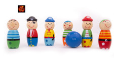Wooden Pirate Skittles - 6
