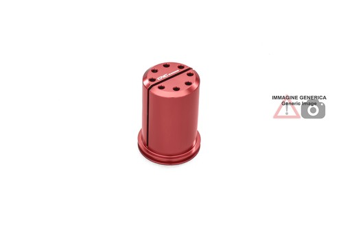 Steering head ring nut red