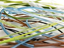 50g Cool Mix Colour vitrigraph stringers, Bullseye Glass 90coe, for glass fusing