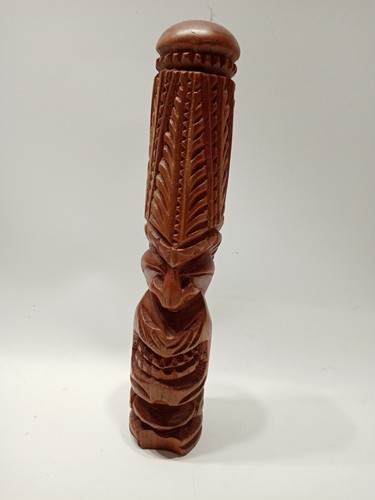Handcarved wooden tribal tonga - tribal,