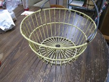 Vintage yellow metal - metal, wire
