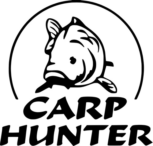 Fishing decal carp hunter rods - fishing,