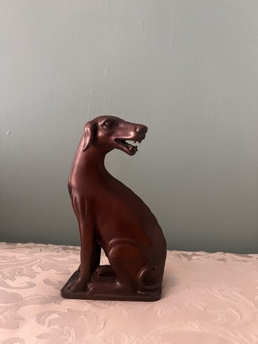 Bronze greyhound dog - bronze,