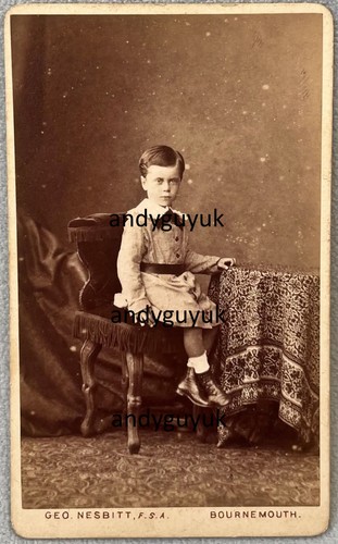 Cdv boy named charles - cdv,