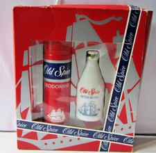 Men's Boxed Vintage Old Spice After Shave & Deodorant  Gift Set by Shulton 3270