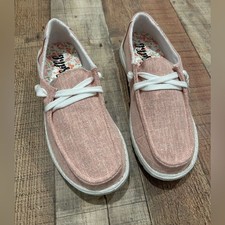 Gypsy Jazz Pink Canvas Slip-On