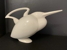 ANTHONY THEAKSTON STUDIO POTTERY BIRD JUG, SIGNED, slight damage to beak tip onl