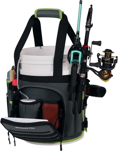 Fishing bucket organizer for - fishing,