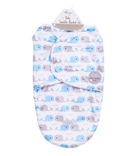 Blue grey cute whale super - blue,