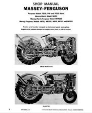 Massey Ferguson TO35 35 MH50 MHF202 204 Workshop Manual Get it Today