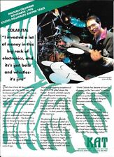KAT drumKAT - VINNIE COLAIUTA - 1991 Print Advertisement