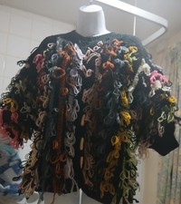 Loop multicolor wool cardigan