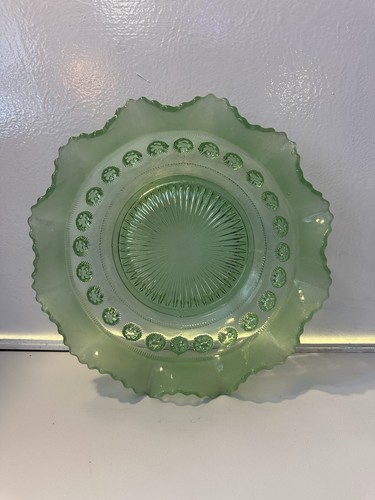Vintage green pressed - green, glass