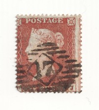GB QV 1d Penny Red - Used "17"