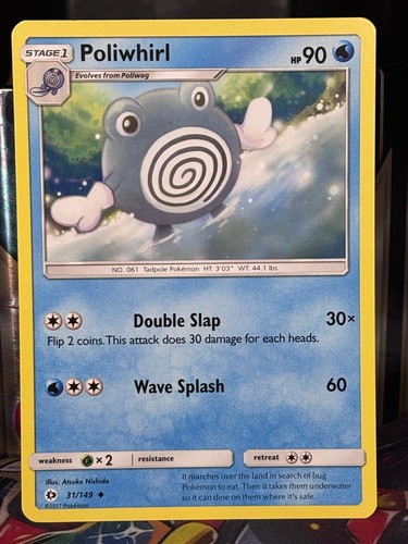 Poliwhirl 149 uncommon - poliwhirl,