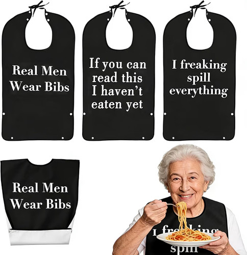 Pcs funny adult bibs for - pcs,