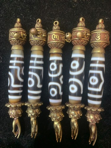 5pcs tibetan brass - tibetan,