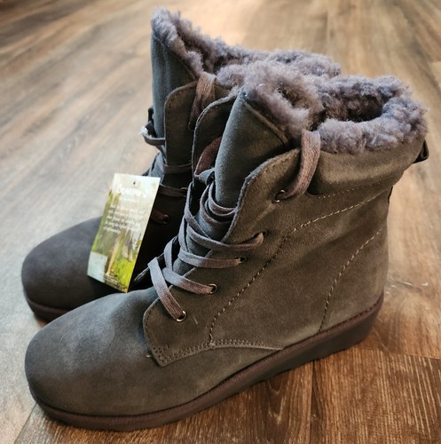 Bearpaw phoebe suede sheepskin - bearpaw,