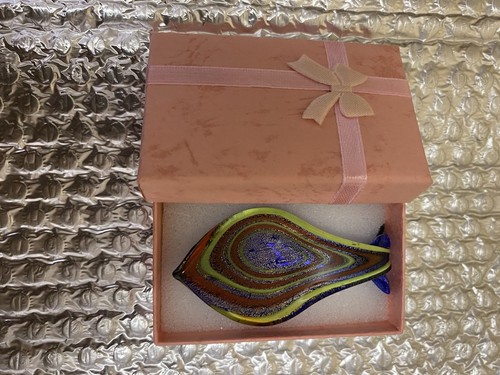 Murano style art glass pendant - art,