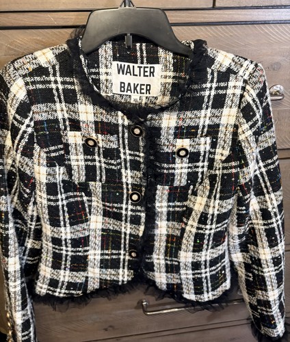 Walter baker crop tweed sequin - crop,