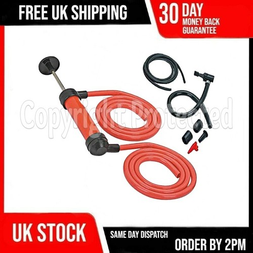 Pump action siphon hand - action,