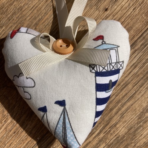 Handmade fabric lighthouse - handmade, or