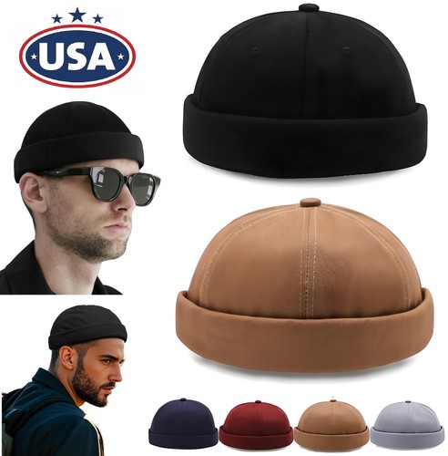 Men large brimless hats - large,