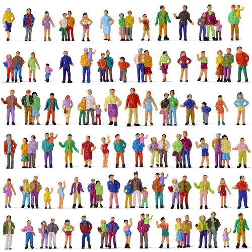 P100w 100pcs model - 100pcs, 1:87