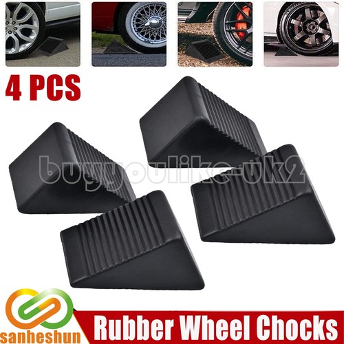 Rubber wheel chocks heavy duty - chocks,