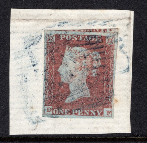 1841 penny red brown - brown, imperf
