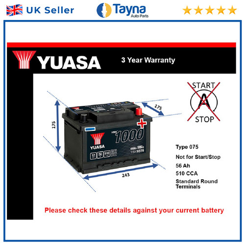 Battery fits mgf - fits, mg5
