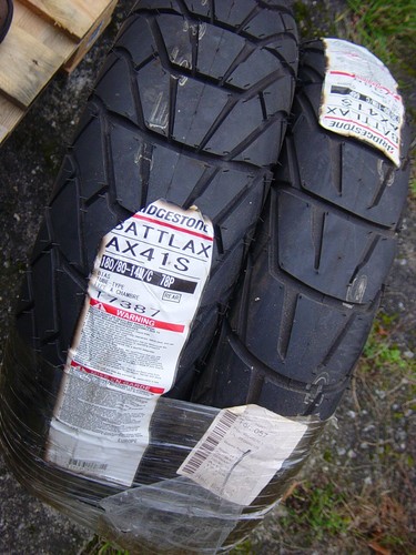 Tyre set tw125 yamaha - tyre,