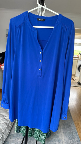Evans women blue solid - blue,