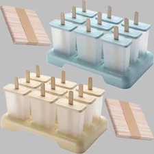 9x Ice Lolly Cream Maker Mold