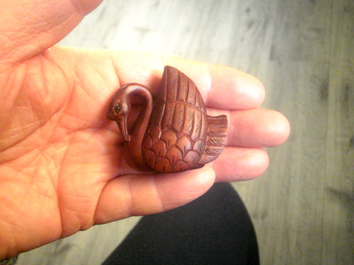 Hand carved wood - hand, an