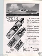 1940 PAPER AD Wells Sixty 60'