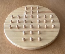 Wooden Solitaire Game. Good Condition.